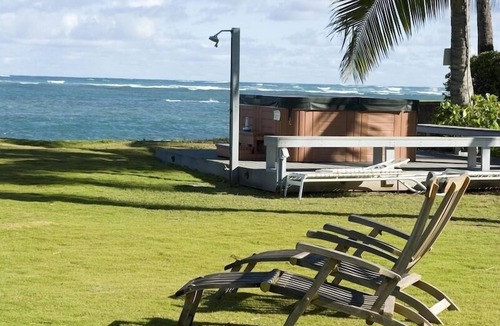 Kahului House | #1 Family & Windsurf Friendly Private Sandy Beachfront Home on North Shore